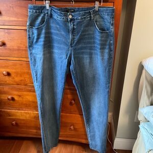 Universal Standard Women's Seine Mid Rise Skinny Leg Jeans 32” inseam